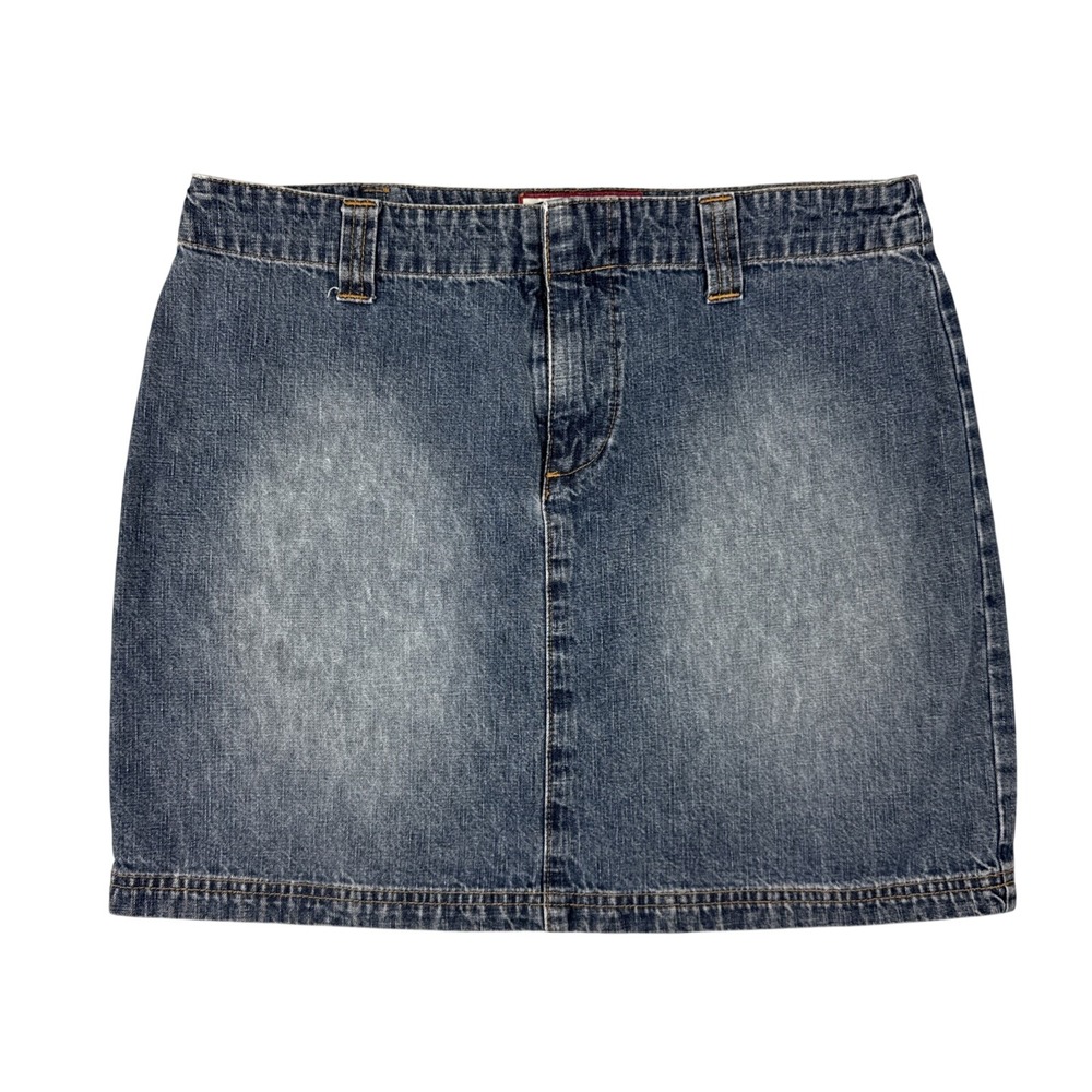 Vintage Old Navy Skirt Women's 6 Denim Mini‎ Jean Medium Wash (30" Waist) Cotton